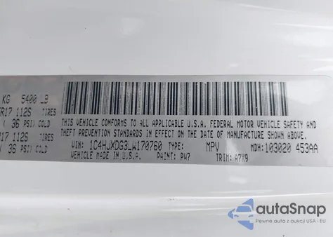 2020 Jeep Wrangler Unlimited Sport S 4X4 from USA, damaged, VIN 1C4HJXDG3LW170760